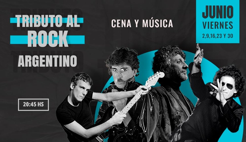 Cena y Música tributo al Rock Argentino
