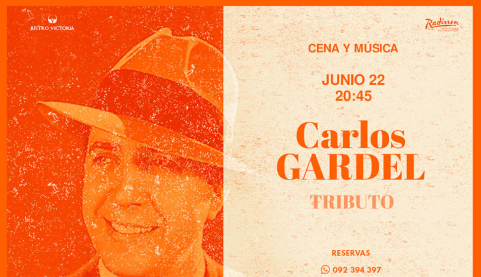 Cena 2 pasos tributo a Carlos Gardel