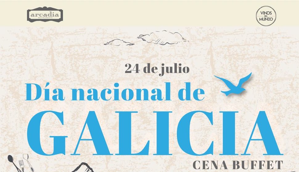 Cena Buffet. Día Nacional de Galicia