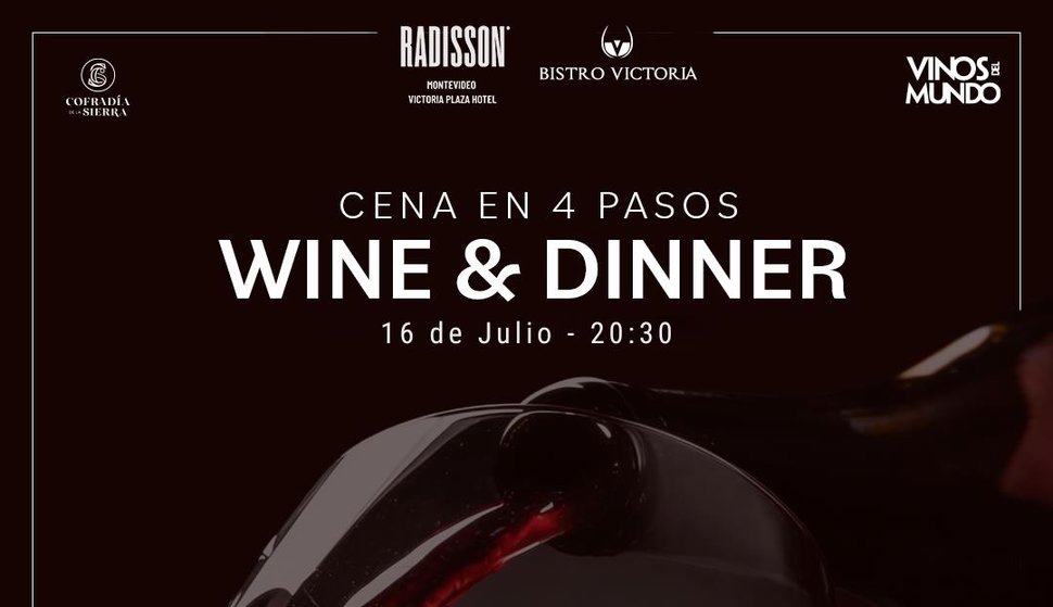 Wine & Dinner de 4 pasos